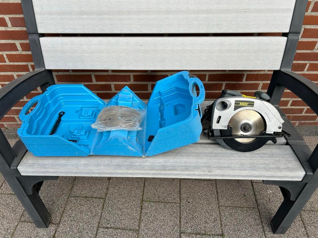 Kinzo cirkelzaag, Doe-het-zelf en Verbouw, Ophalen, Gebruikt, Cirkelzaag