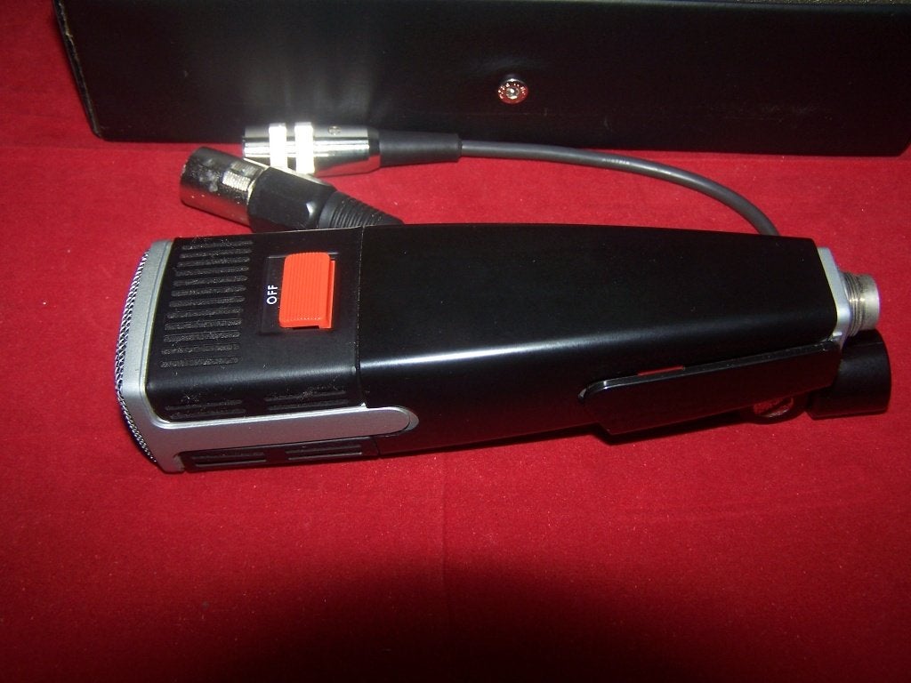 Vintage Philips Lbb9020 microfoon, Ophalen of Verzenden, Gebruikt, Overige typen