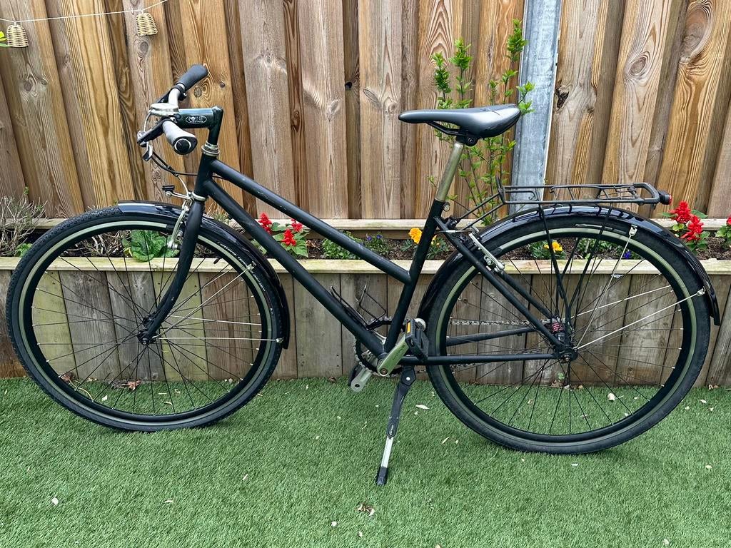 nette en comfortabele stadsfiets – veel onderdelen nieuw!, Overige merken, Minder dan 10 versnellingen, Zo goed als nieuw, 56 cm of meer