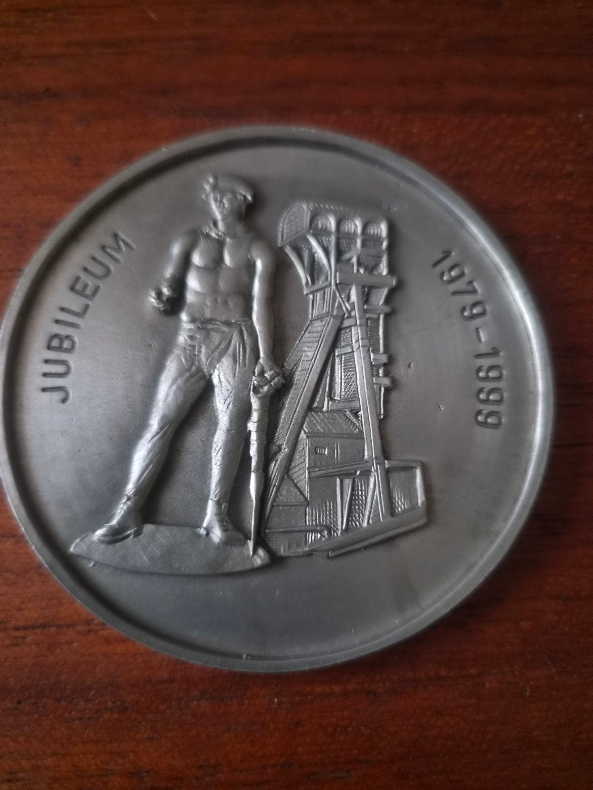Jubileummedaille Numismatica Limburg 1979-1999, Postzegels en Munten, Ophalen of Verzenden
