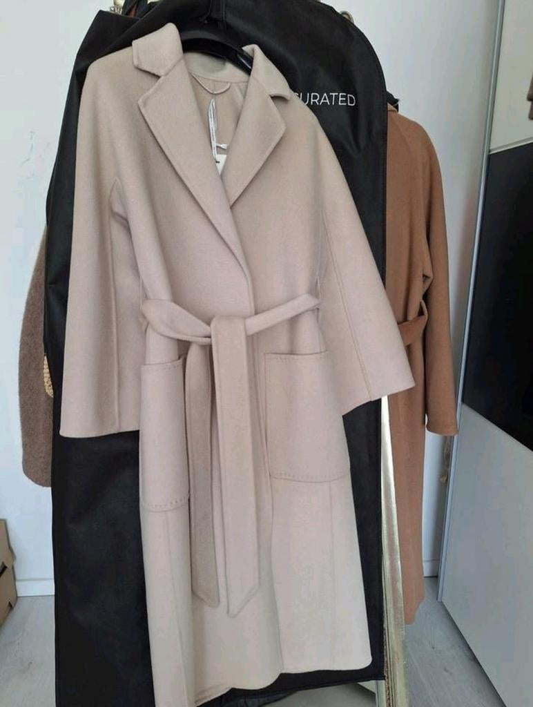 The Curated mantel 70% wol 30% kasjmier ecru wit maat XXS XS, Verzenden, Wit, Nieuw, The Curated