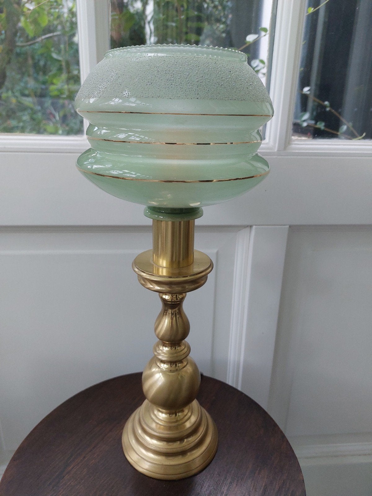 Vintage messing lamp, Ophalen of Verzenden