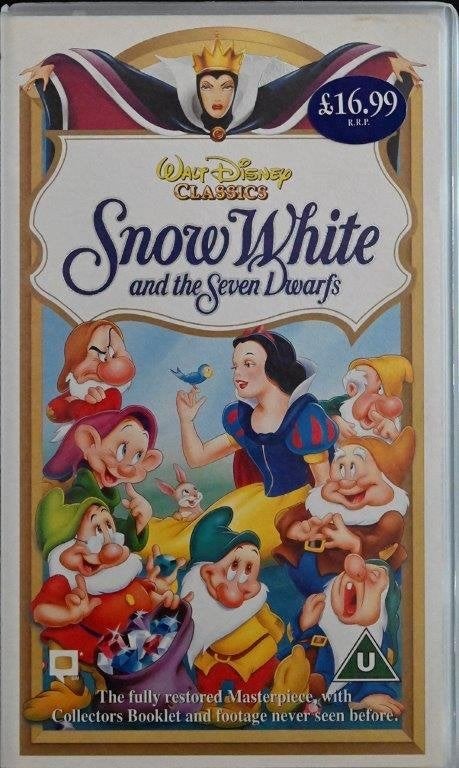 Collectors item! Snowwhite van Disney VHS, Verzamelen, Ophalen of Verzenden, Sneeuwwitje of Doornroosje, Nieuw, Overige typen