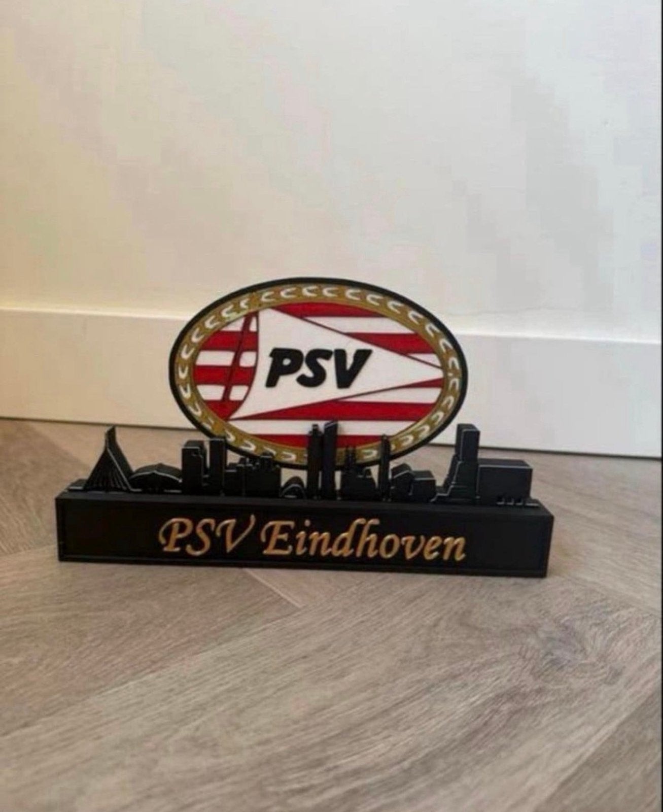 PSV Eindhoven skyline, Ophalen of Verzenden, Zo goed als nieuw, PSV, Beeldje of Poppetje