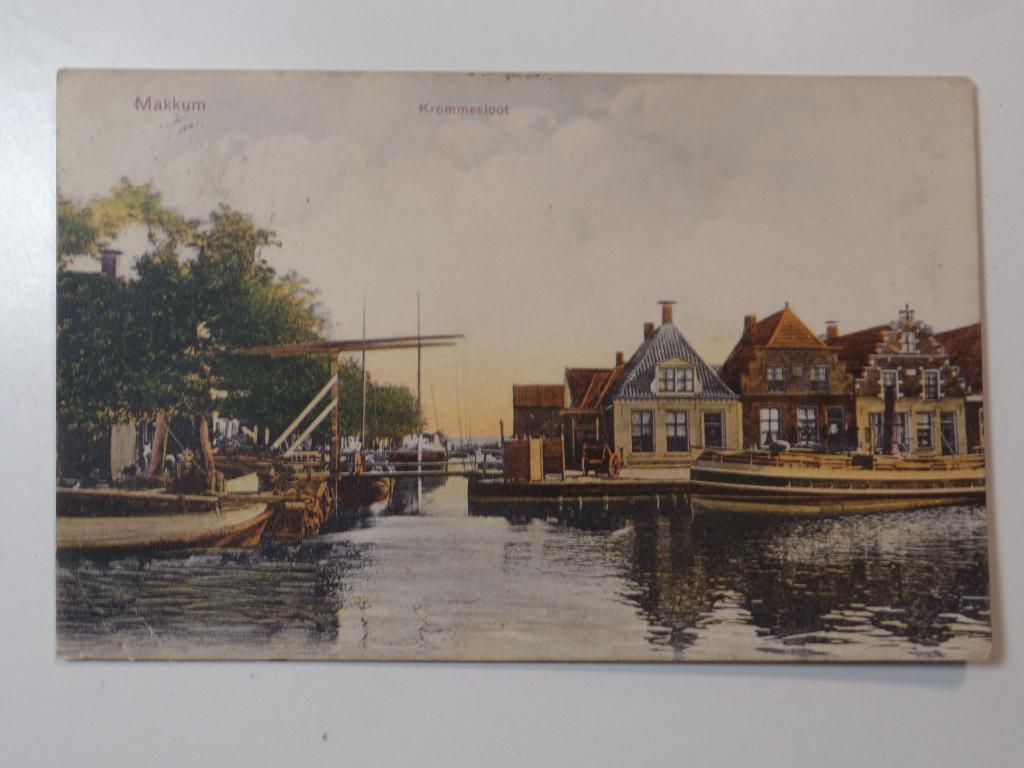 Makkum, Verzenden, 1940 tot 1960, Gelopen, Friesland