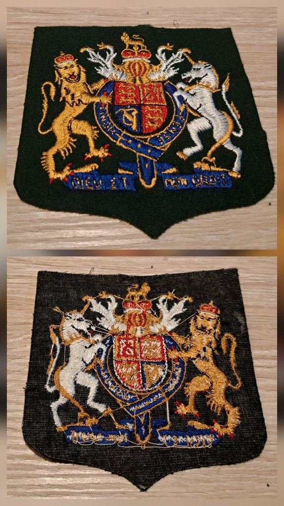 The Royal Coat of Arms, Verzamelen, Verzenden, Landmacht, Engeland, Embleem of Badge