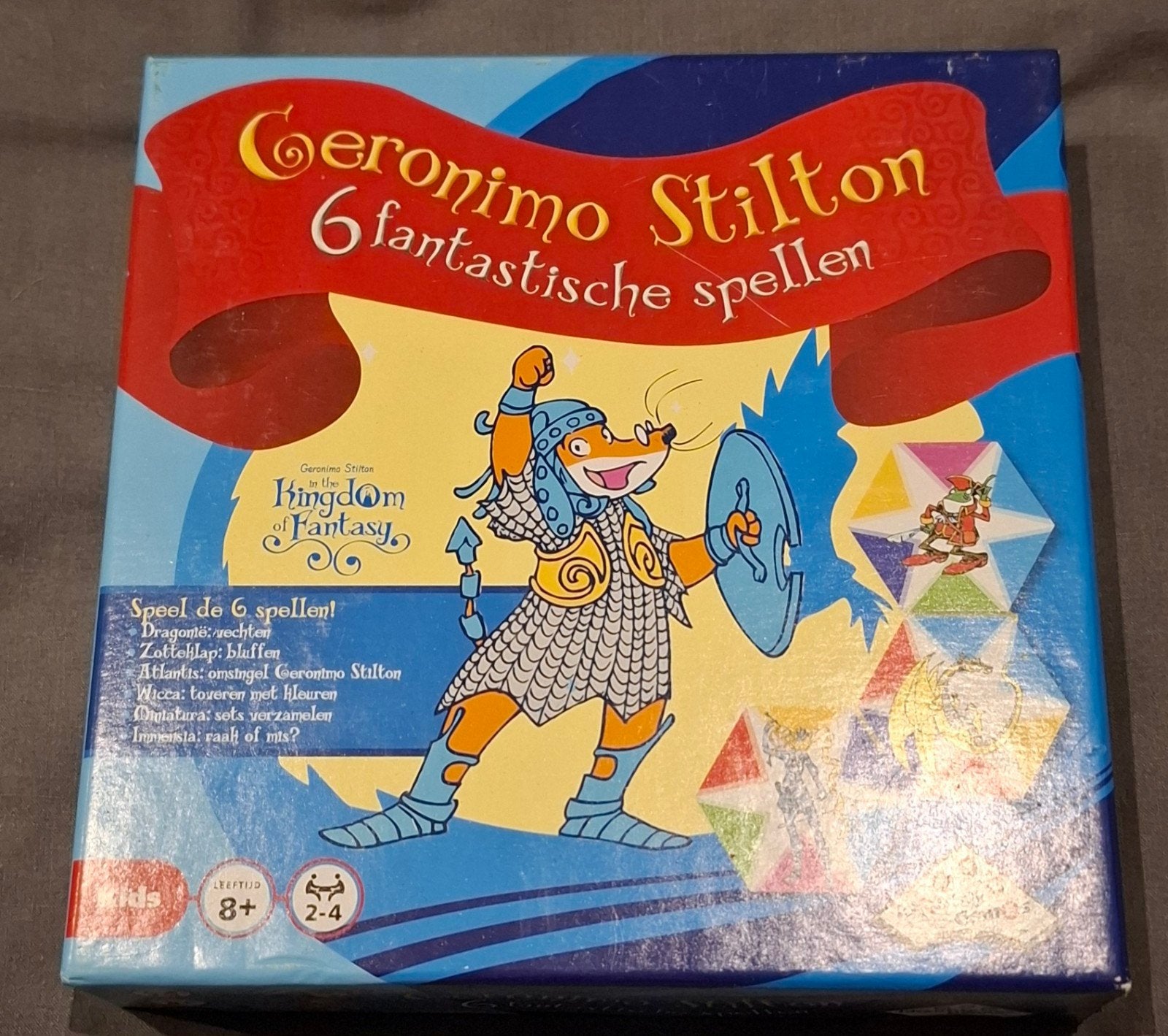 Geronimo Stilton: 6 Fantastische Spellen - Bordspel, Hobby en Vrije tijd, Gezelschapsspellen | Bordspellen, Drie of vier spelers