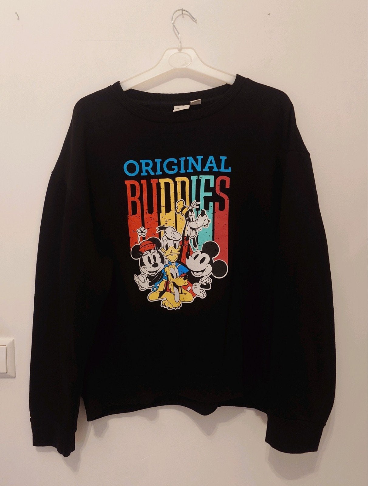 Dames Primark Disney sweater trui hoody zwart maat L, Disney, Ophalen of Verzenden, Maat 42/44 (L), Zwart