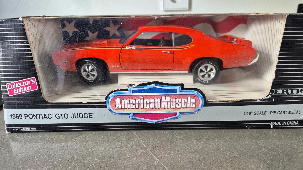 pontiac the judge gto die cast model, Ophalen of Verzenden, Zo goed als nieuw, Auto, Overige merken