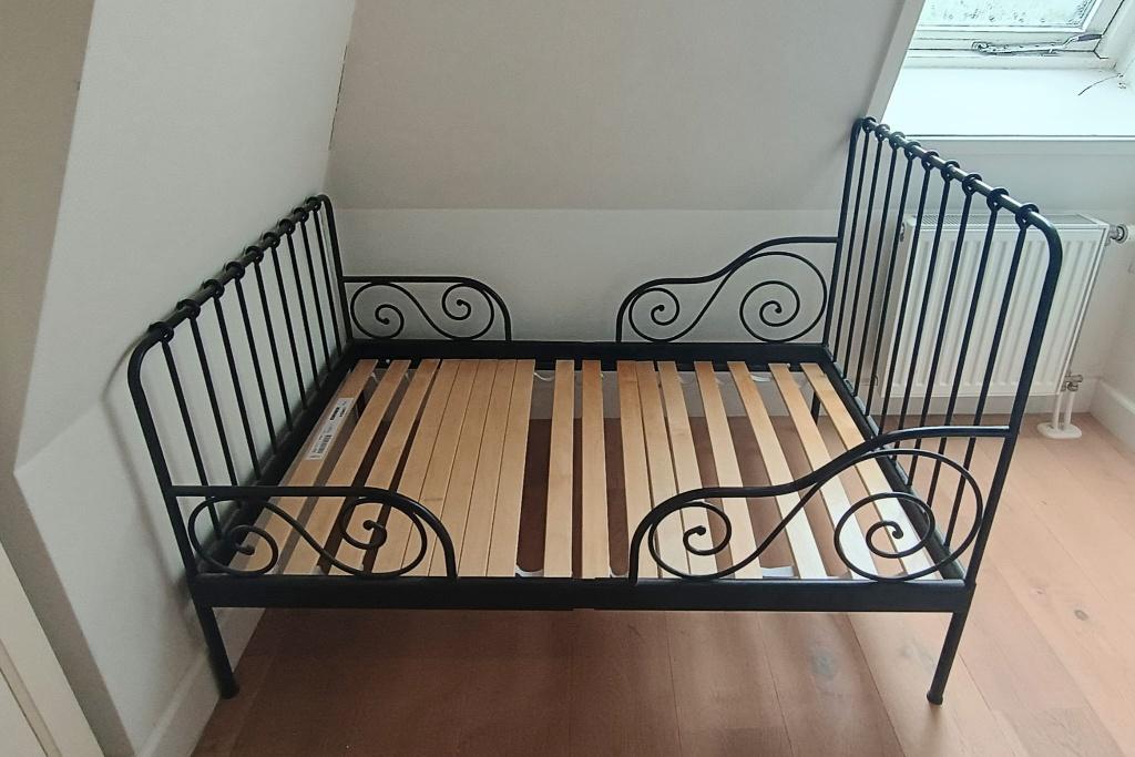 Meegroeibed/kinderbed incl. lattenbodem en matras, Gebruikt, 70 tot 85 cm, 180 cm of meer, Ophalen
