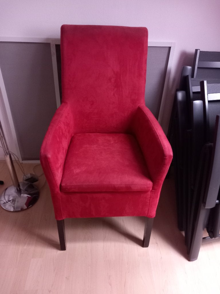 stoelen, Ophalen, Gebruikt, Twee, Rood