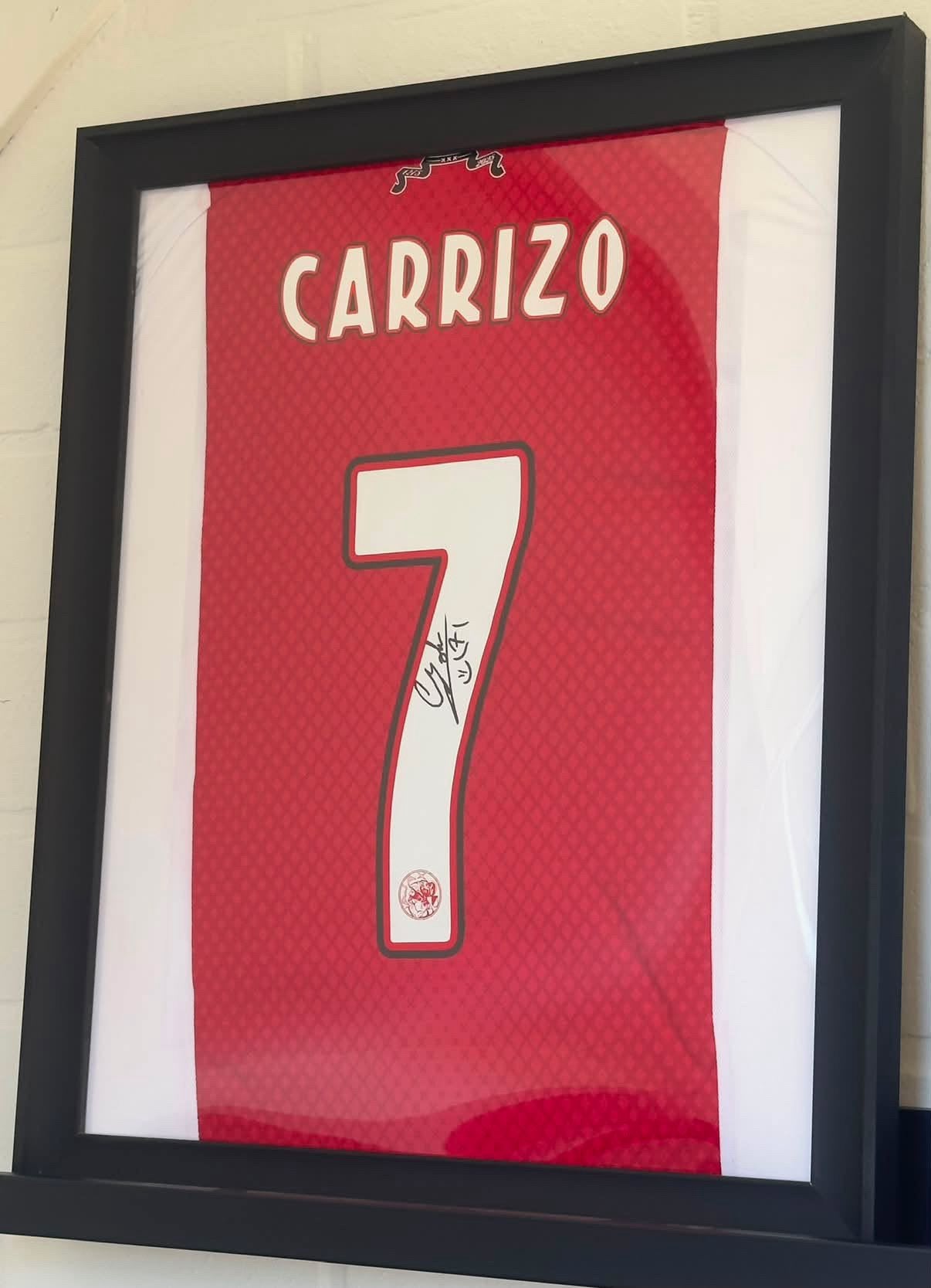 Gesigneerd shirt Maher Carrizo, Ophalen of Verzenden, Zo goed als nieuw, Gebruiksvoorwerp