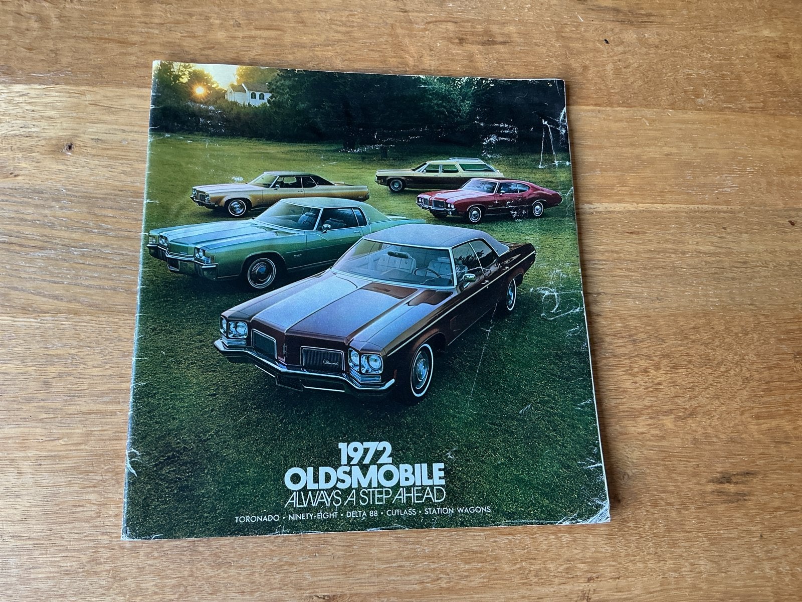 Oldsmobile brochure 1972 - Always a Step Ahead, Ophalen of Verzenden, Gelezen, Overige merken