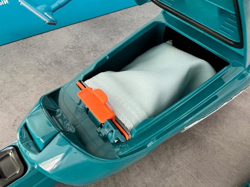 MAKITA DCL282FZB 18v ACCU STEELSTOFZUIGER ZWART LI-ION LXT, Ophalen of Verzenden, Nieuw, Stofzak, Minder dan 1200 watt