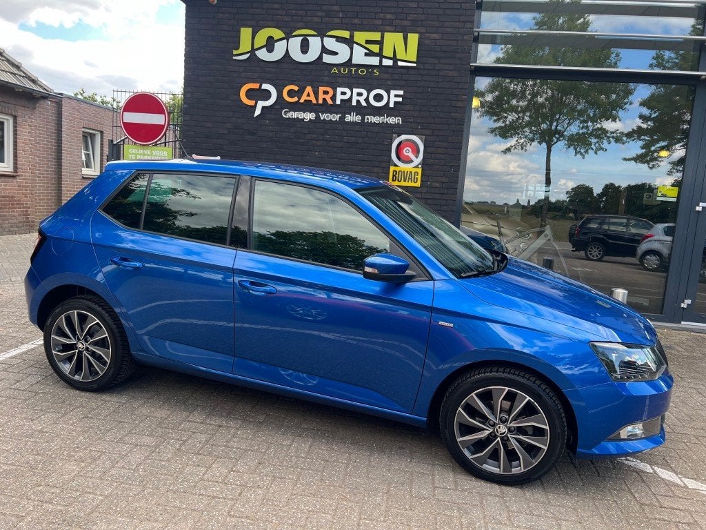 Skoda FABIA 1.0 TSI DRIVE, Voorwielaandrijving, 95 pk, Met garantie (alle), Blauw