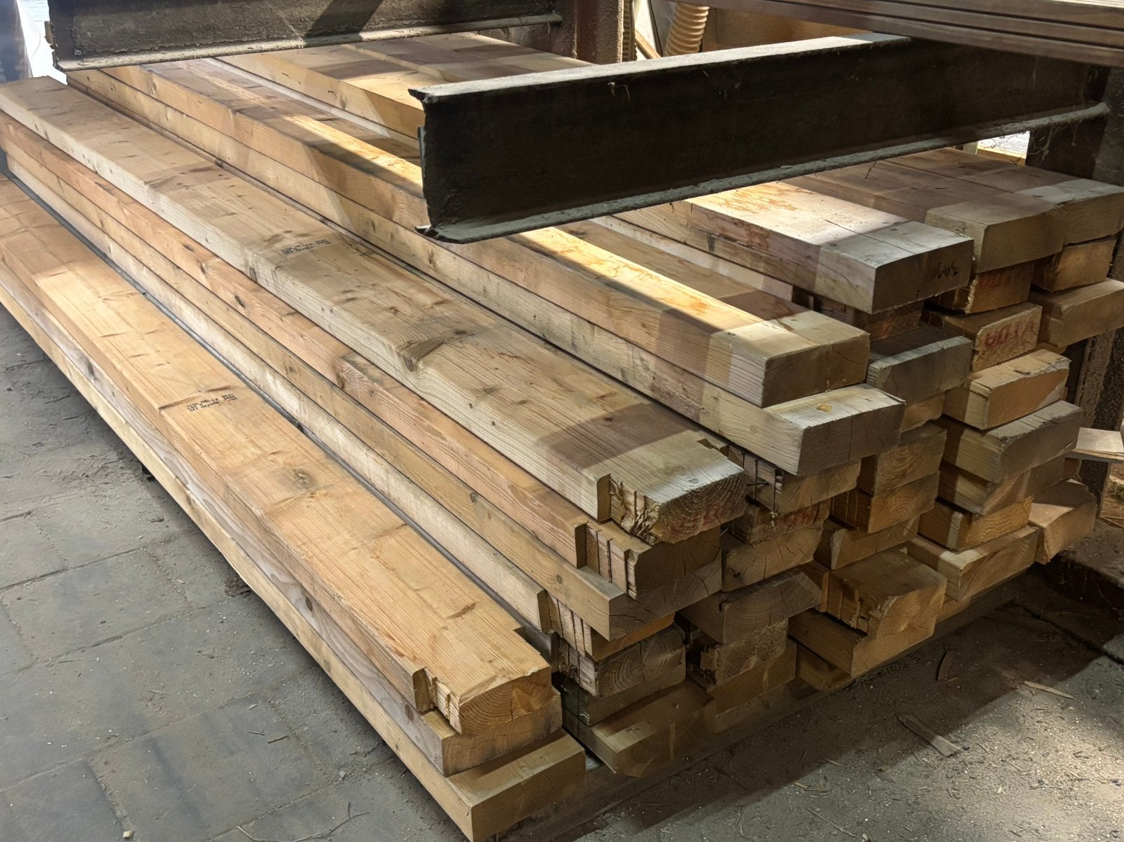 Mooie gebruikte balken ( 75x200mm) 330 cm lang € 20 pst incl, Ophalen of Verzenden, Gebruikt, Vuren, Balk