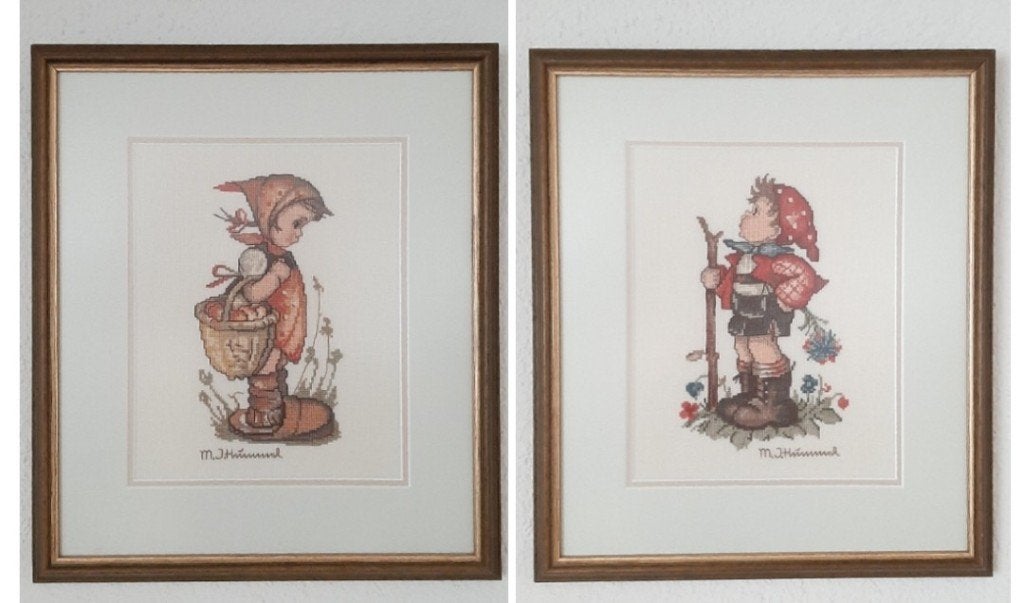 Set van HUMMEL borduurwerken, Ophalen of Verzenden, Patroon