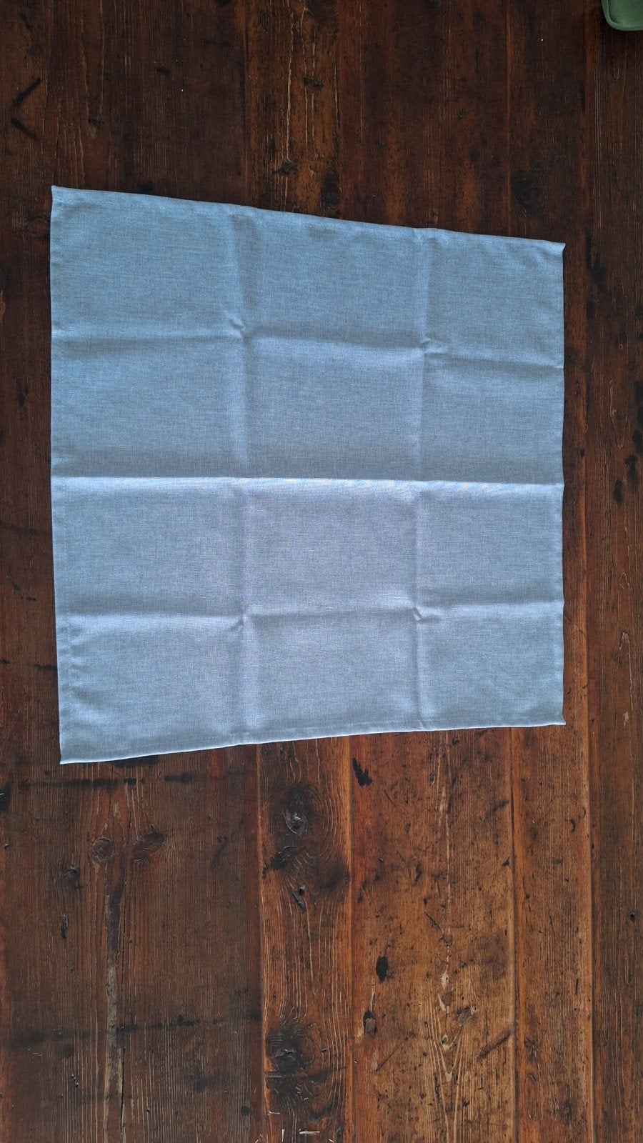 20x Licht blauw-grijze wasbare servetten, 1x gebruikt, Ophalen of Verzenden, Zo goed als nieuw, Blauw, Servet
