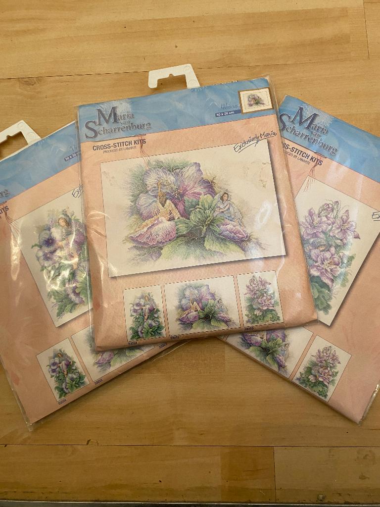 BORDUURSERIE M. V. SCHARRENBURG ZELDZAAM, Verzenden, Nieuw, Handborduren, Borduurpakket