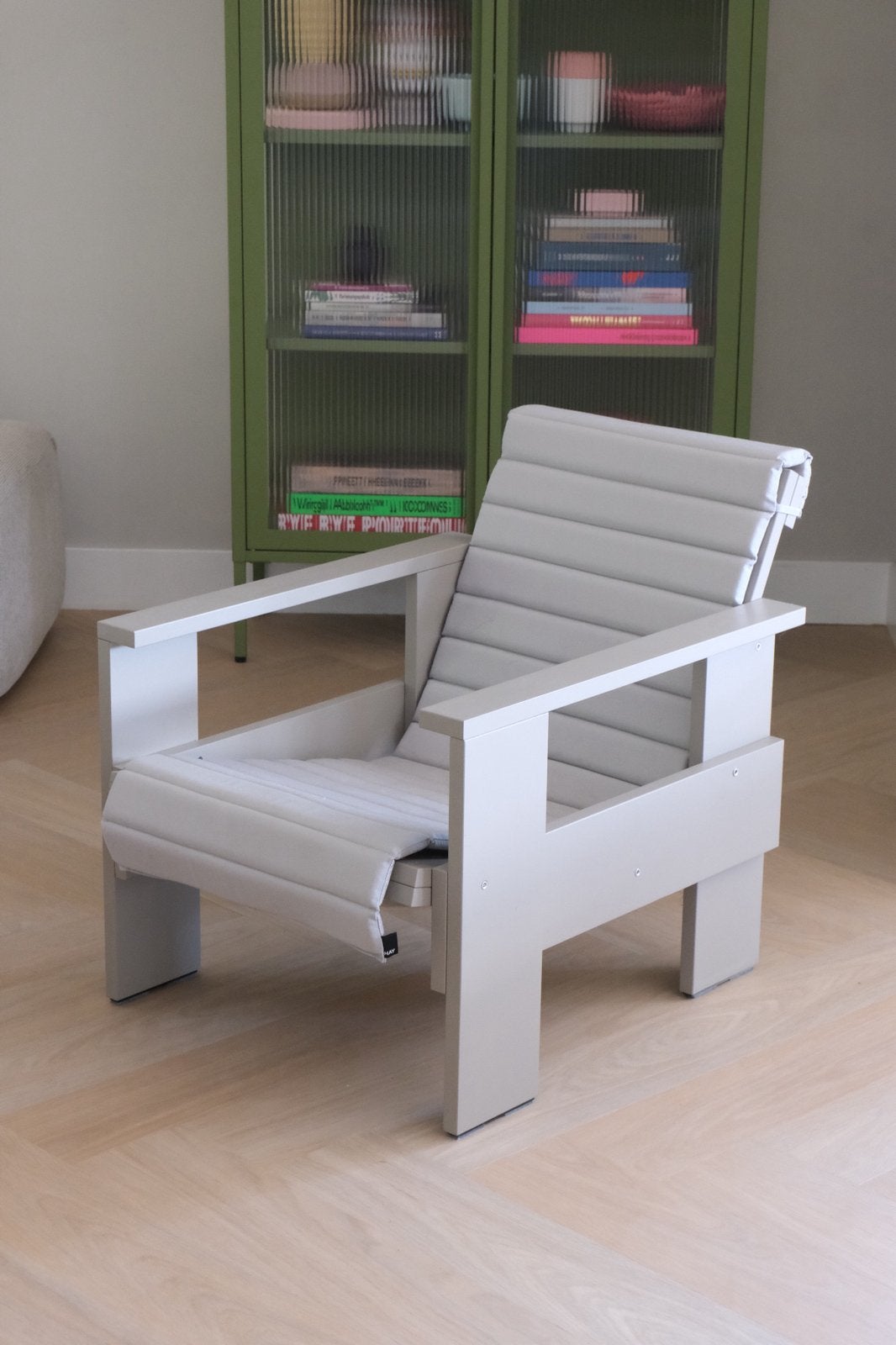 HAY crate chair inclusief kussens, Ophalen, Zo goed als nieuw, 75 tot 100 cm, 50 tot 75 cm