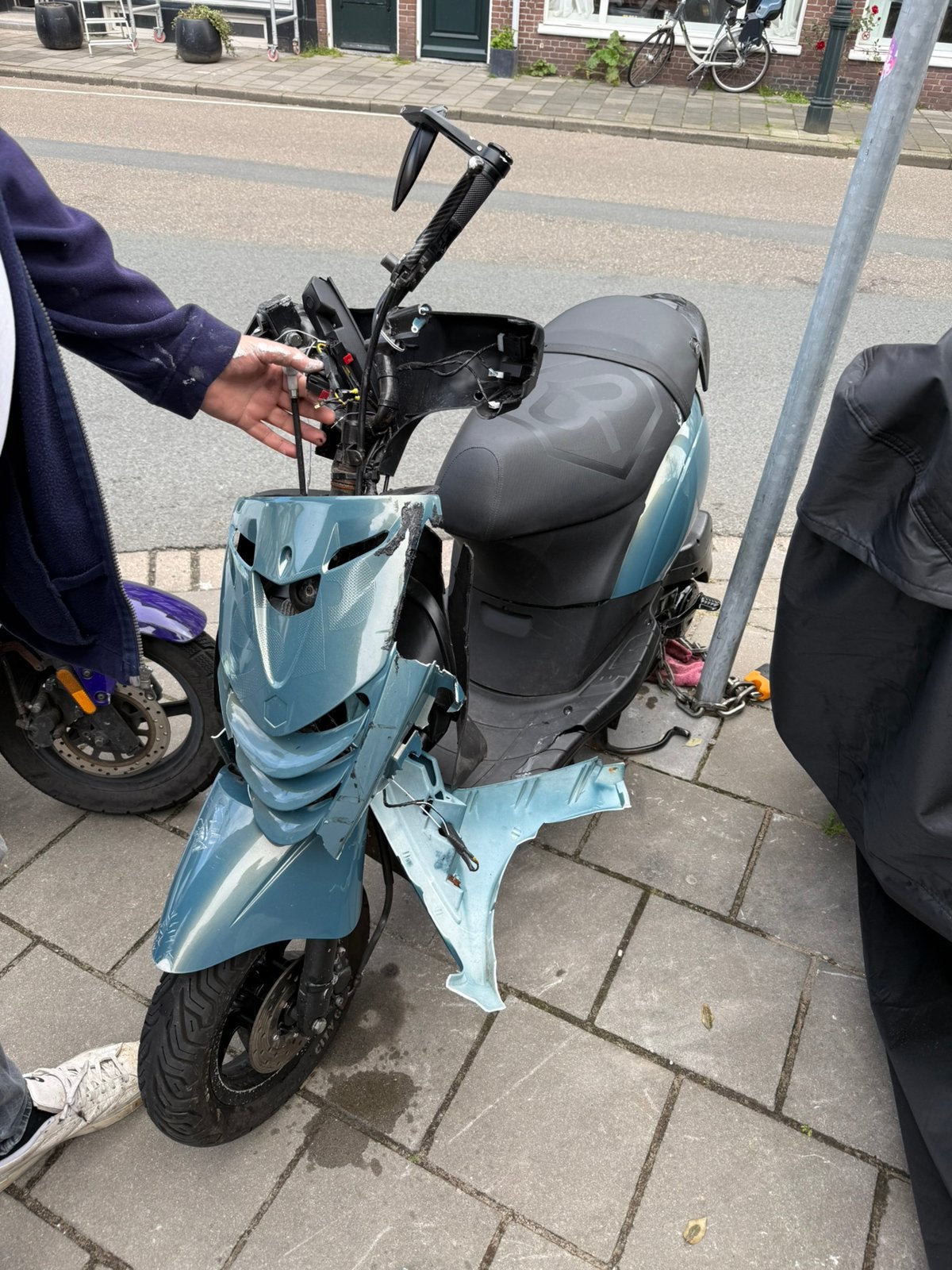 Schade Zip 80cc Blok Goed, Ophalen, Maximaal 45 km/u, Zip, Zo goed als nieuw
