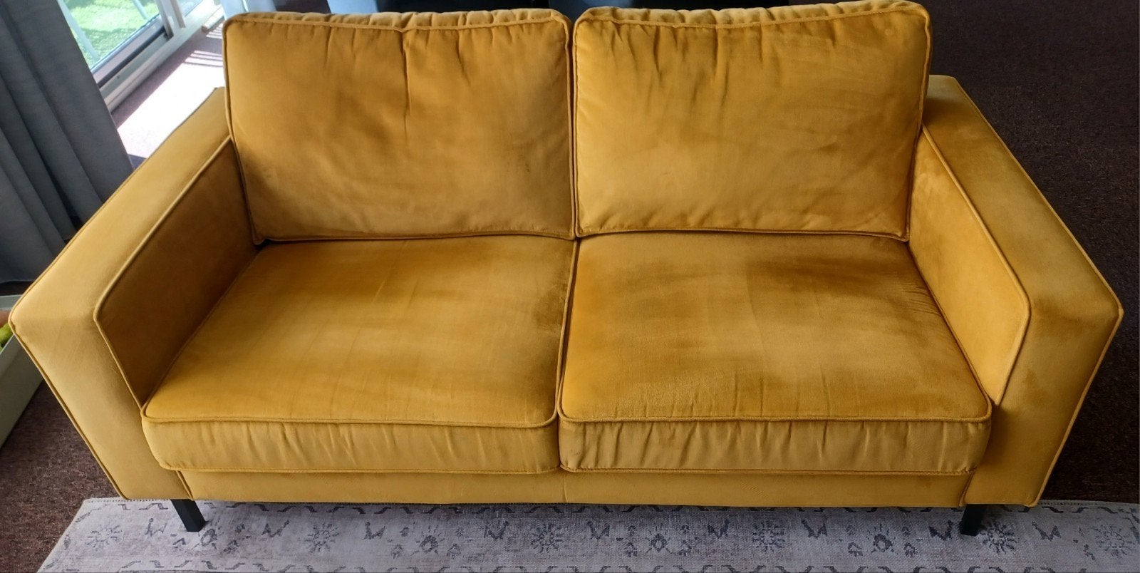 bankstel 2 pers, Ophalen, Gebruikt, 150 tot 200 cm, Tweepersoons
