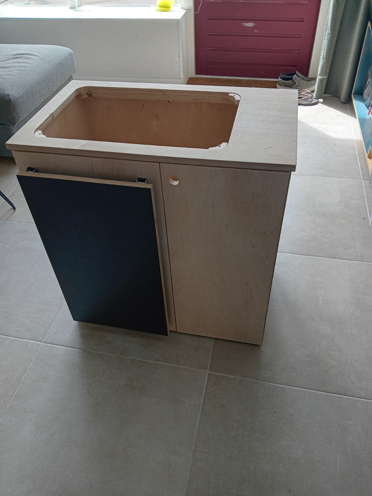Camperkeuken, keuringskeuken, campertafel, Caravans en Kamperen, Camper-accessoires, Ophalen, Gebruikt