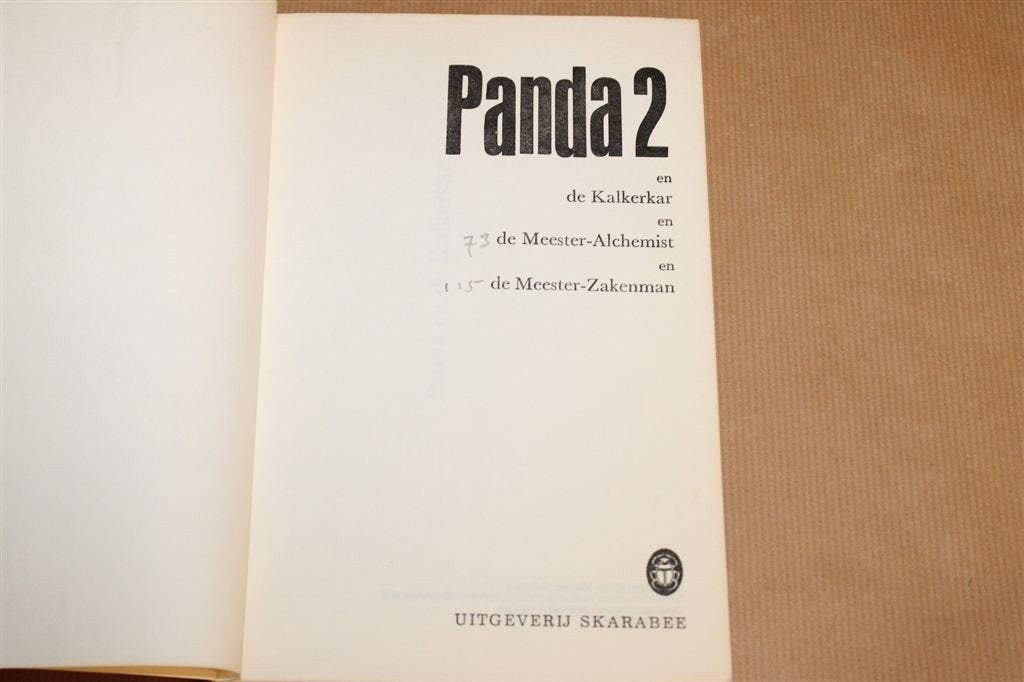 Panda Deel 2 — Marten Toonder, 3 Verhalen 1973, Eén stripboek, Ophalen of Verzenden, Gelezen