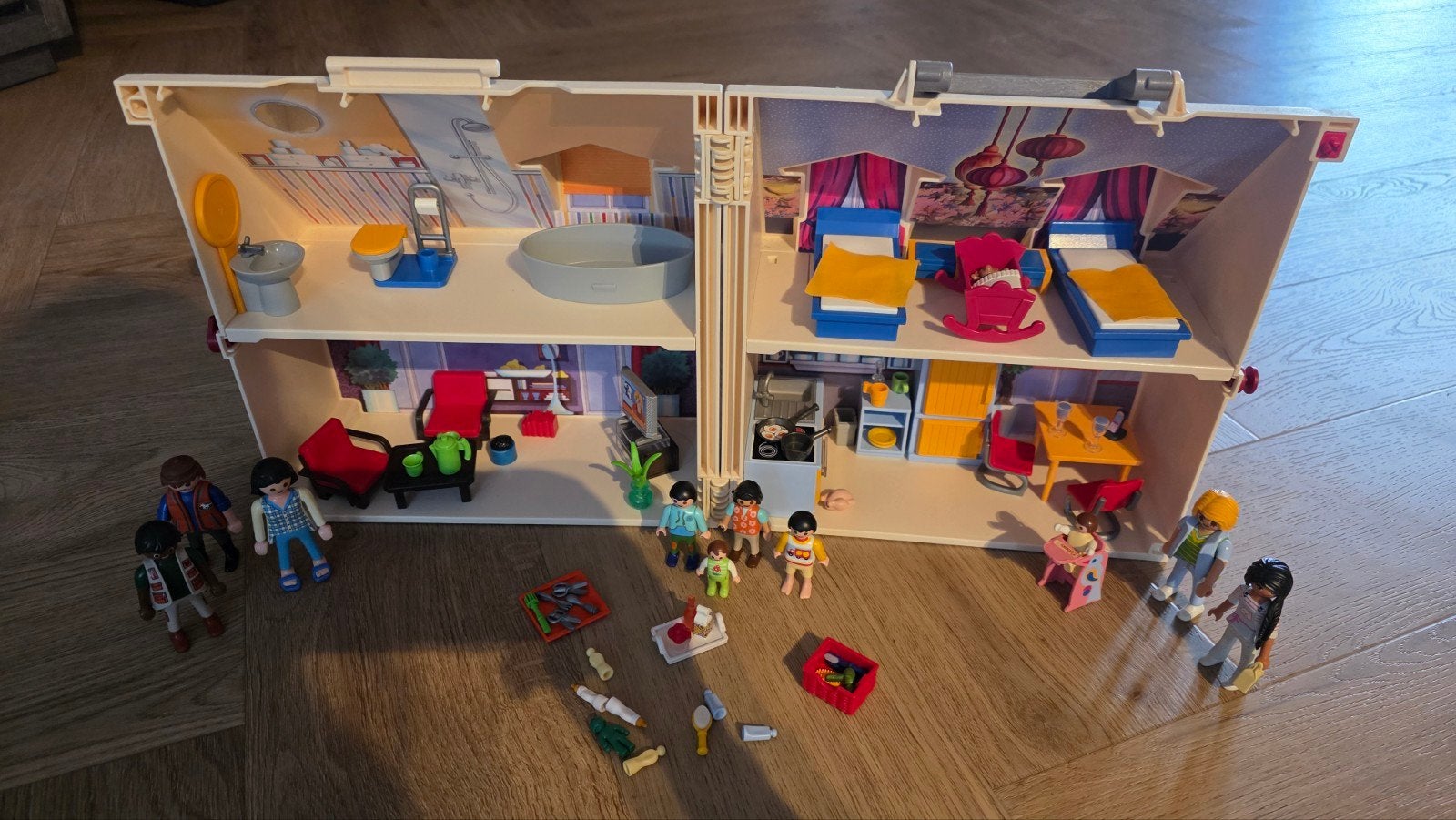 Playmobil Meeneem Poppenhuis met accessoires, Ophalen of Verzenden, Gebruikt