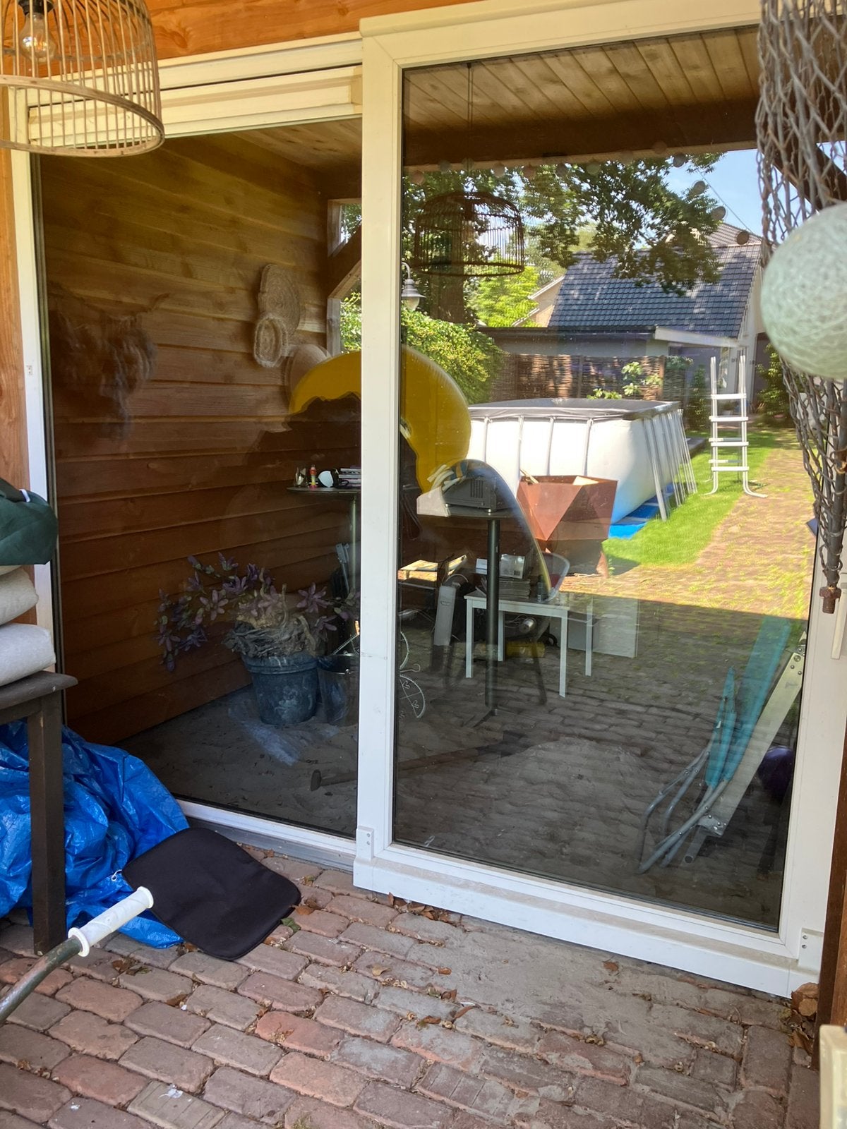 Schuifpui, Ophalen, 225 cm of meer, Zo goed als nieuw, 150 tot 225 cm