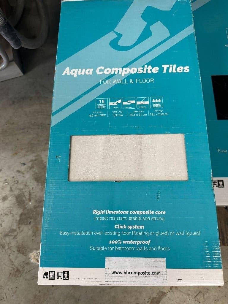 HB Composite Sandstone beige – 22 m² – NIEUW, Ophalen, Nieuw