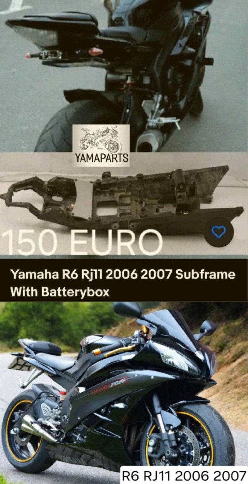 Yamaha R6 2006-2007 2008-2016 Rj11 RJ15 diverse onderdelen., Ophalen of Verzenden