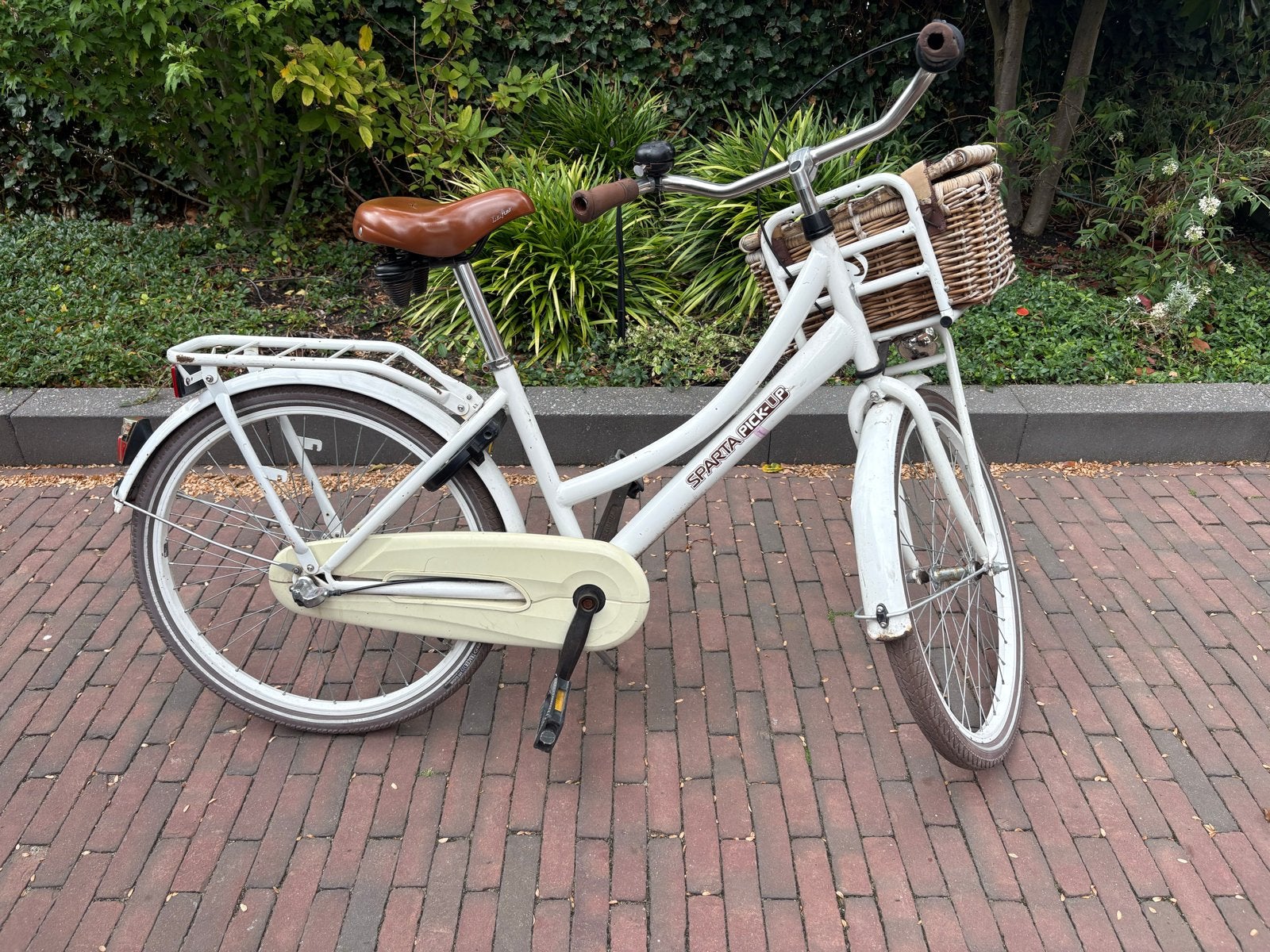 Sparta Pick-Up 24 inch meisjesfiets met mand., Ophalen, Terugtraprem, Sparta, Gebruikt