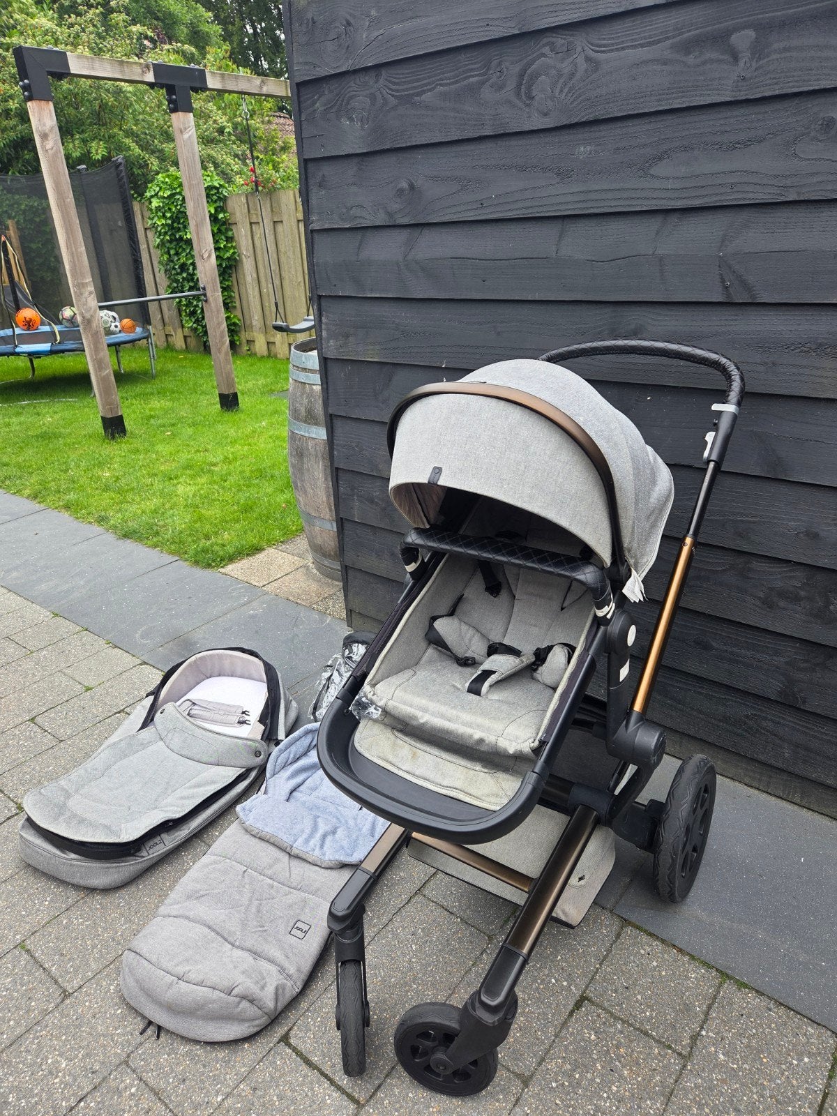 Joolz Day 3 Kinderwagen & Buggy - Grijs Gemêleerd, Kinderen en Baby's, Kinderwagens en Combinaties, Gebruikt, Combiwagen, Overige merken