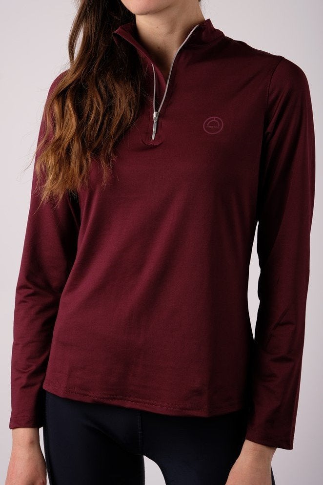 Montar Melanie Vertical logo Shirt, maat XL, Rood, Dressuur, Nieuw, Ophalen of Verzenden