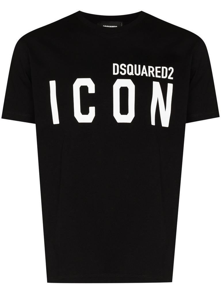 Dsquared2 ICON T-shirt Zwart Maat M - Weinig gedragen, Dsquared2, Maat 48/50 (M), Zwart, Ophalen of Verzenden