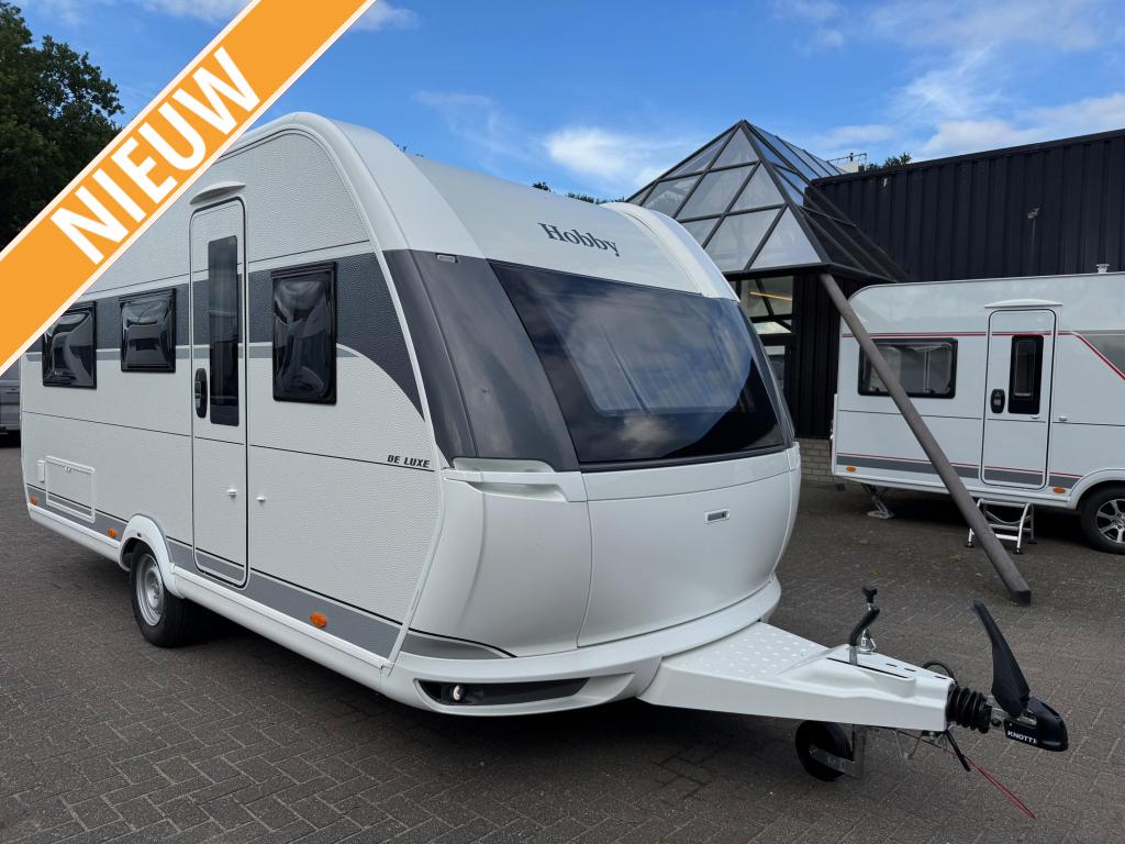 Hobby de Luxe 460 LU 2026 | Enkele bedden, Caravans en Kamperen, Caravans, Rondzit, Hobby, Bedrijf, Tot en met 3