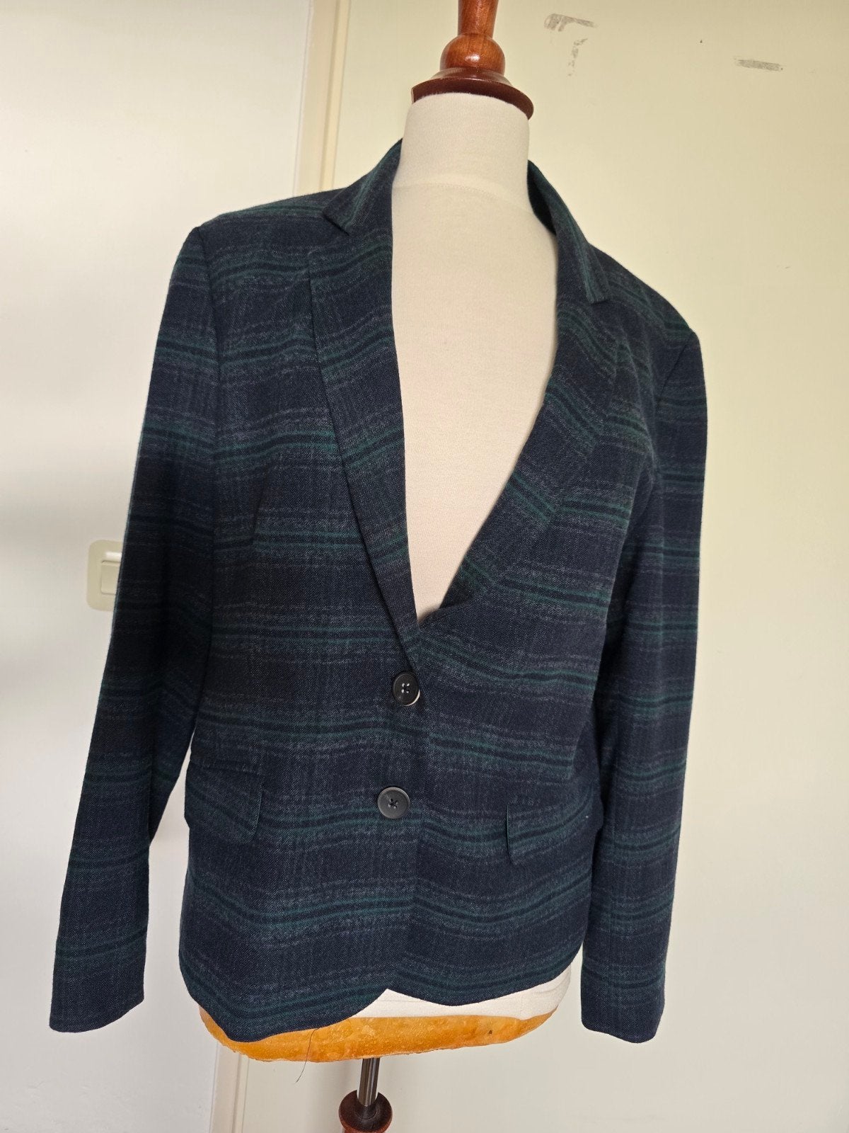 Cloud9 Geruite Blazer - Maat M, Maat 38/40 (M), Blauw, Cloud9, Ophalen of Verzenden