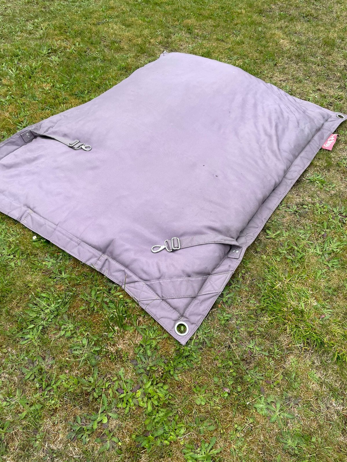 Fatboy zitzak, Huis en Inrichting, Zitzakken, Ophalen, Gebruikt, Grijs, Zitzak