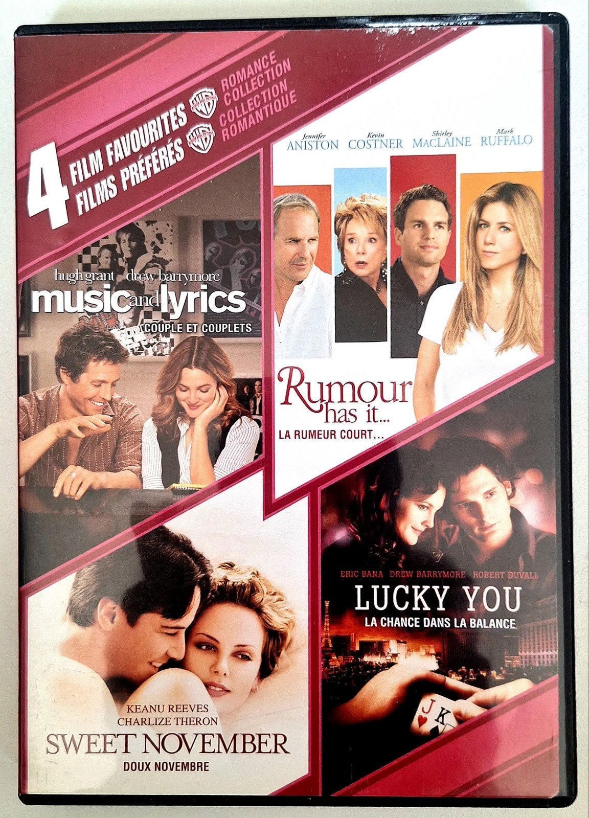 4-DVD  SPEELFILM - 4 Film Favourites (niet NL ondertiteld), Ophalen of Verzenden, Gebruikt