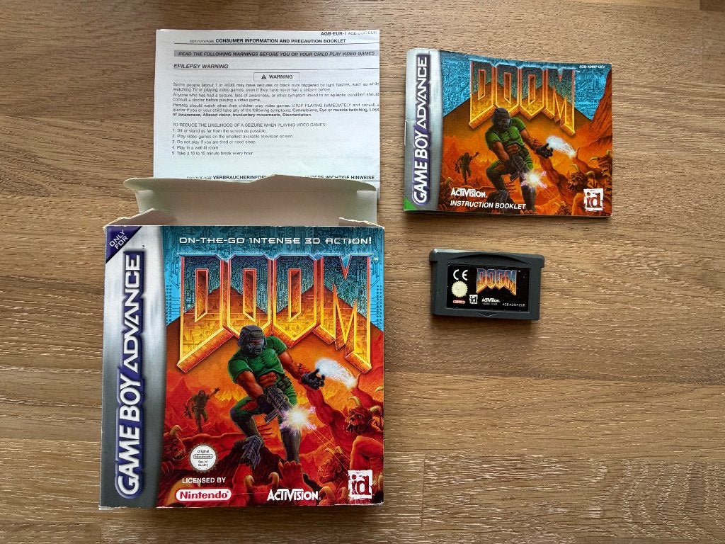 Doom GBA - Compleet, Spelcomputers en Games, Gebruikt, Shooter, Verzenden, 1 speler