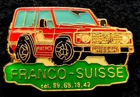 Nissan Petrol - Franco-Suisse pin, Verzenden, Nieuw, Transport, Speldje of Pin