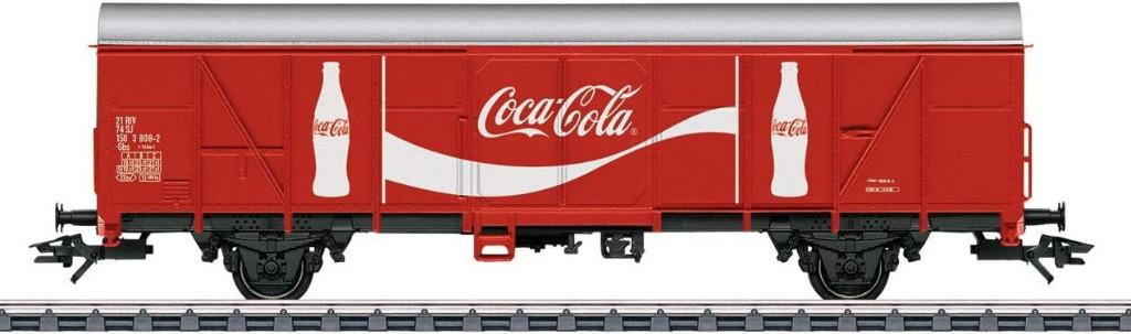 Marklin H0 47366 - Gesloten goederenwagen Coca-Cola v.d. SJ, Wisselstroom, Ophalen of Verzenden, Märklin, Nieuw