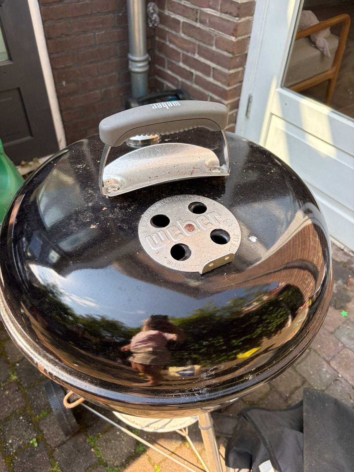 Weber barbecue met hoes - perfect voor zomeravonden!, Ophalen, Gebruikt