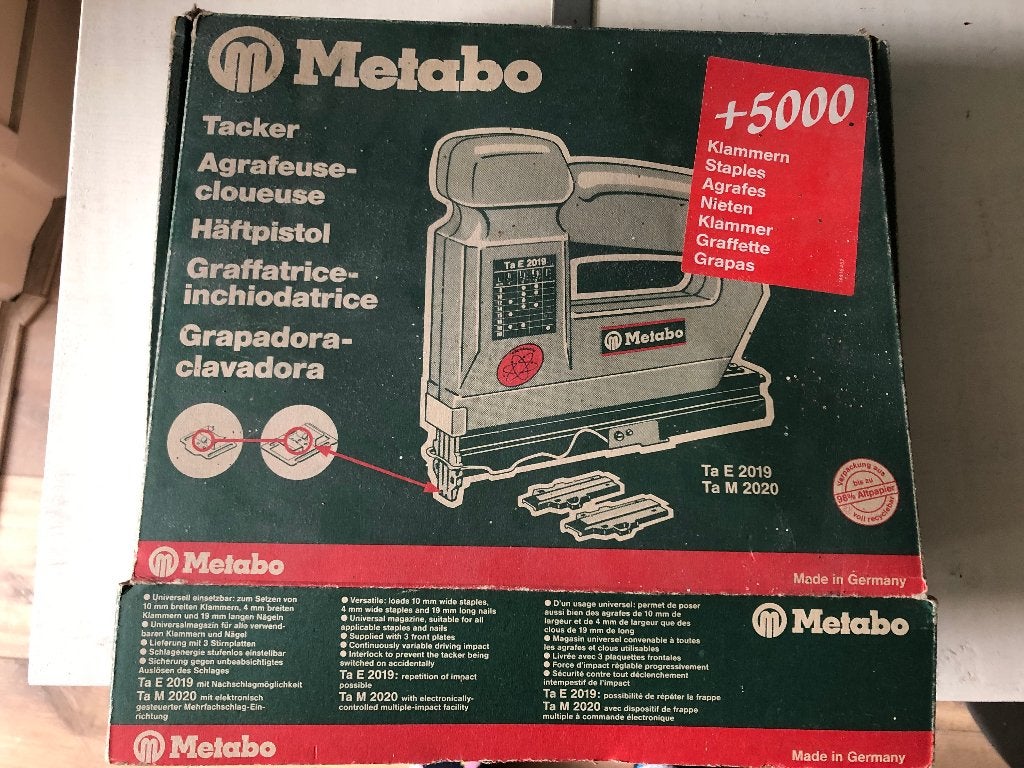 Tacker Metabo, Ophalen of Verzenden, Nieuw, Tacker/nietmachine, Overige merken