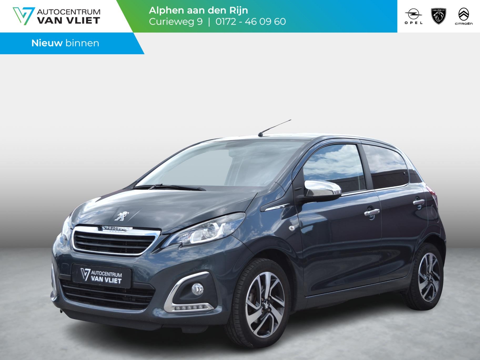Peugeot 108 1.0 e-VTi Allure Climate control l Camera l Appl, Voorwielaandrijving, 12 maanden, Stof, Gebruikt