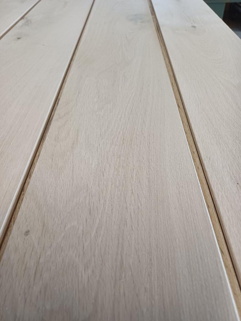 73 m² massief eiken houten vloer, Doe-het-zelf en Verbouw, Vloerdelen en Plavuizen, W.boogaert1@chello.nl, Nieuw, Lierop, 10 m² of meer