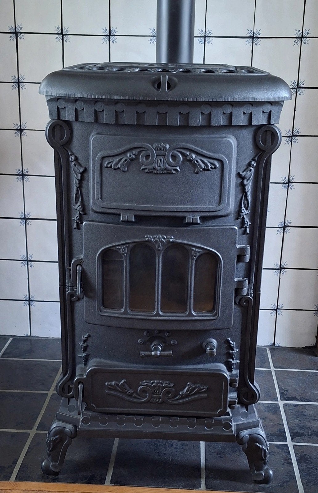 Thermocet Rose Aardgaskachel 11.5 kW - Vrijstaand, Huis en Inrichting, Ophalen, Gebruikt, Gas, Vrijstaand