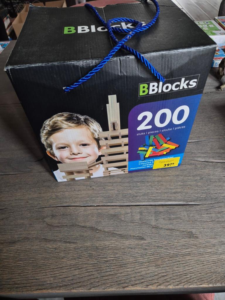 BBlocks Houten Bouwblokken - 200 Stuks, Kinderen en Baby's, Ophalen of Verzenden, Zo goed als nieuw, Overige merken