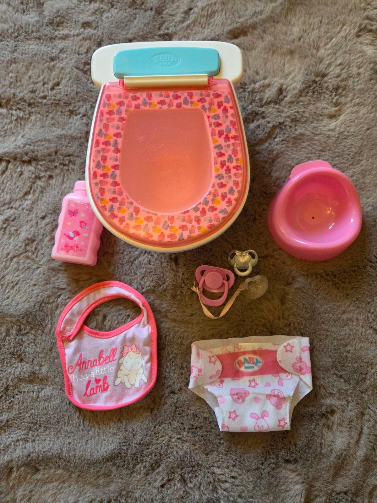 Baby Born WC met geluid en accessoires, Ophalen of Verzenden, Gebruikt, Babypop
